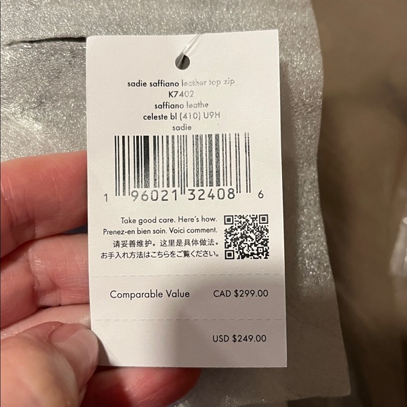 Kate Spade Sadie Crossbody Set in Saffiano Leather, light blue - ❤️ NEW - Picture 6 of 7